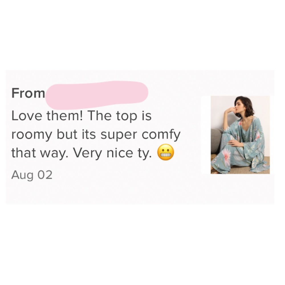 3 Piece Pastel Green Floral Print Pajama Set - Picture 14 of 16